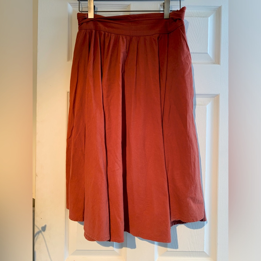 Amanda Moss Rust Skirt